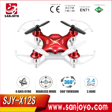 ПК CX10 горячая Распродажа для syma X12S 4-канальный 6-оси гироскопа RC дроны quadcopter мини беспилотный без камеры крытый игрушки,зеленый,красный цвет SJY-X12S